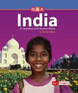 India: A Question and Answer Book di Nathan Olson edito da Capstone Press