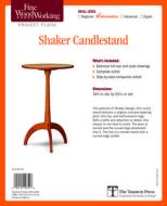 Fine Woodworking's Shaker Candlestand Plan di Chris Becksvoort edito da Taunton Press