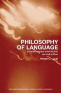 Philosophy of Language di William G. Lycan edito da Taylor & Francis Ltd.