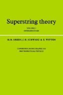 Superstring Theory: Volume 1, Introduction di Michael B. Green, John H. Schwarz, Edward Witten edito da Cambridge University Press