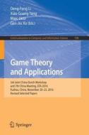 Game Theory and Applications edito da Springer-Verlag GmbH