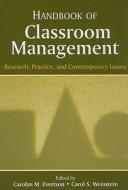 Handbook Of Classroom Management edito da Lawrence Erlbaum Associates Inc