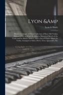 LYON AMP HEALY'S CATALOGUE OF THEIR CO di LYON HEALY edito da LIGHTNING SOURCE UK LTD