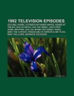 1992 television episodes di Books Llc edito da Books LLC, Reference Series