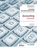 Cambridge International As And A Level Accounting Second Edition di Ian Harrison, David Horner edito da Hodder Education