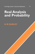 Real Analysis and Probability di R. M. Dudley edito da Cambridge University Press