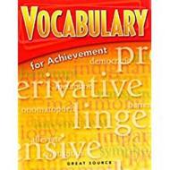 Great Source Vocabulary for Achievement: Student Edition Grade 6 Intro Course 2006 di Margaret Ann Richek edito da Great Source Education Group