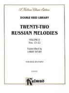 Twenty-Two Russian Melodies, Vol 2: Nos. 13-22 di Larry Sitsky edito da WARNER BROTHERS PUBN