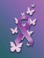 Purple Ribbon for Awareness Notebook: 300 Lined Sheets of Paper di Alondra Hanley edito da INDEPENDENTLY PUBLISHED