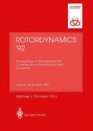 Rotordynamics '92 edito da Springer London