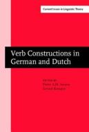 Verb Constructions In German And Dutch edito da John Benjamins Publishing Co