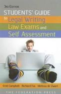Students' Guide to Legal Writing and Law Exams di Enid Campbell edito da Federation Press