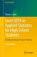 Excel 2019 in Applied Statistics for High School Students di Thomas J. Quirk edito da Springer International Publishing