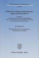 35 Jahre Verwaltungsverfahrensgesetz - Bilanz und Perspektiven edito da Duncker & Humblot GmbH