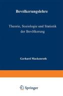 Bevölkerungslehre di G. Mackenroth edito da Springer Berlin Heidelberg