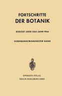 Fortschritte der Botanik edito da Springer Berlin Heidelberg