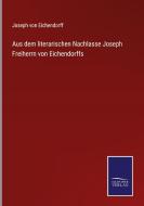 Aus dem literarischen Nachlasse Joseph Freiherrn von Eichendorffs di Joseph Von Eichendorff edito da Salzwasser-Verlag GmbH