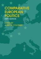Comparative European Politics di Josep M. Colomer edito da Taylor & Francis Ltd