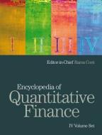 Encyclopedia of Quantitative Finance di Rama Cont edito da John Wiley & Sons