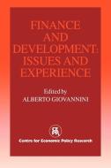 Finance and Development edito da Cambridge University Press