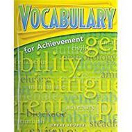 Great Source Vocabulary for Achievement: Student Edition Grade 8 Second Course 2006 di Margaret Ann Richek edito da HOUGHTON MIFFLIN