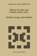 Abelian Groups and Modules edito da Springer Netherlands