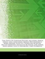 Thai People Of European Descent, Includi di Hephaestus Books edito da Hephaestus Books
