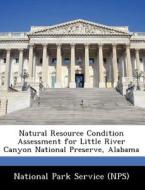 Natural Resource Condition Assessment For Little River Canyon National Preserve, Alabama edito da Bibliogov