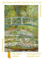 Claude Monet: Bridge Over A Pond Of Water Lilies (Foiled Quarto Journal) edito da Flame Tree Publishing