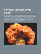 Seychelles-related Lists: List Of Birds di Books Llc edito da Books LLC, Wiki Series