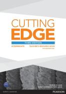 Cutting Edge  Intermediate Teacher's Book (with Resources CD-ROM) di Damian Williams, Sarah Cunningham, Peter Moor edito da Pearson Longman