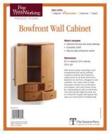 Fine Woodworking's Bowfront Wall Cabinet Plan di Fine Woodworking edito da Taunton Press