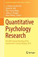 Quantitative Psychology Research edito da Springer International Publishing