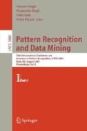Pattern Recognition and Data Mining di S. Singh edito da Springer Berlin Heidelberg