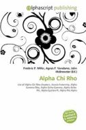Alpha Chi Rho edito da Betascript Publishing