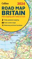 2024 Collins Road Map Of Britain di Collins Maps edito da HarperCollins Publishers