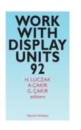 Work with Display Units di Luczak edito da ELSEVIER
