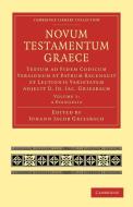 Novum Testamentum Graece - Volume 1 edito da Cambridge University Press