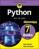 Python All-in-One For Dummies di John Shovic, Alan Simpson edito da Wiley John + Sons