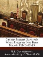 Cancer Patient Survival edito da Bibliogov