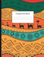 Composition Book: Ethnic African Pattern College Ruled Notebook for Taking Notes Journaling School or Work for Girls di Vanguard Notebooks edito da LIGHTNING SOURCE INC