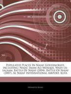Populated Places In Najaf Governorate, I di Hephaestus Books edito da Hephaestus Books