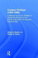 Crespar Findings (1994-1999) di Robert E. Slavin edito da Taylor & Francis Inc