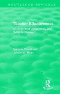 Teacher Effectiveness di Marjorie Powell, Joseph W. Beard edito da Taylor & Francis Ltd