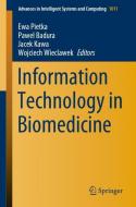 Information Technology in Biomedicine edito da Springer International Publishing