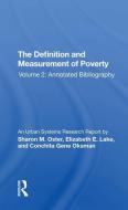 Def-measuremnt Poverty-2/h di Sharon M. Oster edito da Taylor & Francis Ltd