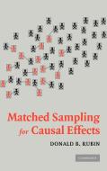 Matched Sampling for Causal Effects di Donald B. Rubin edito da Cambridge University Press