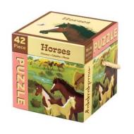 Horses 42 Piece Puzzle edito da Mudpuppy Galison