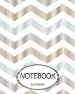 Notebook: Dot-Grid, Graph Grid, Lined, Blank Paper: Wavy Lines: Journal Diary, 110 Pages, 8 X 10 di Lucy Hayden edito da Createspace Independent Publishing Platform