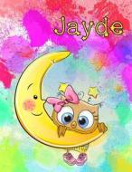 Jayde: Personalized Book with Name, Journal, Notebook, Diary, 105 Lined Pages, 8 1/2 X 11 di Black River Art edito da Createspace Independent Publishing Platform